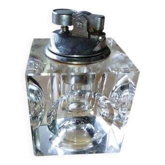 Crystal lighter (Daum / Val Saint-Lambert type)