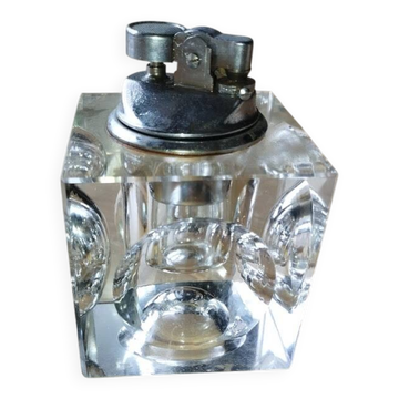 Crystal lighter (Daum / Val Saint-Lambert type)