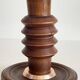Pair of vintage wooden lamps