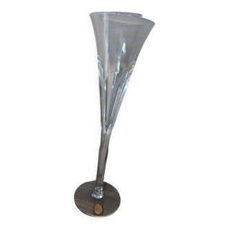 Flûte à champagne Ceska "Danielle" cristal fin 10,25" cristal de bohème