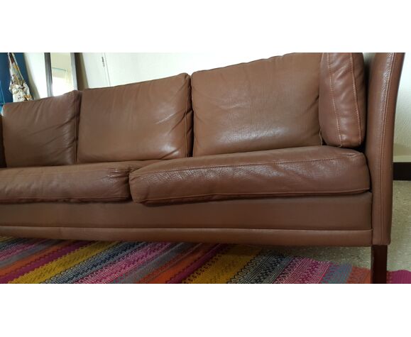 Leather Sofa 3 Pl Very Good Condition Danish Manufacture Quality 1950 60 Selency Leather Sofa 3 Pl Very Good Condition, What To Look For In A Quality Leather Sofa