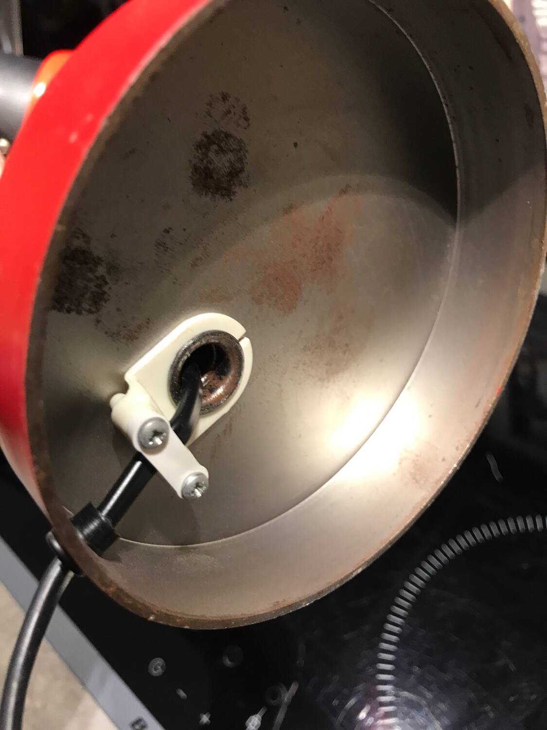 Massive 70s desk lamp