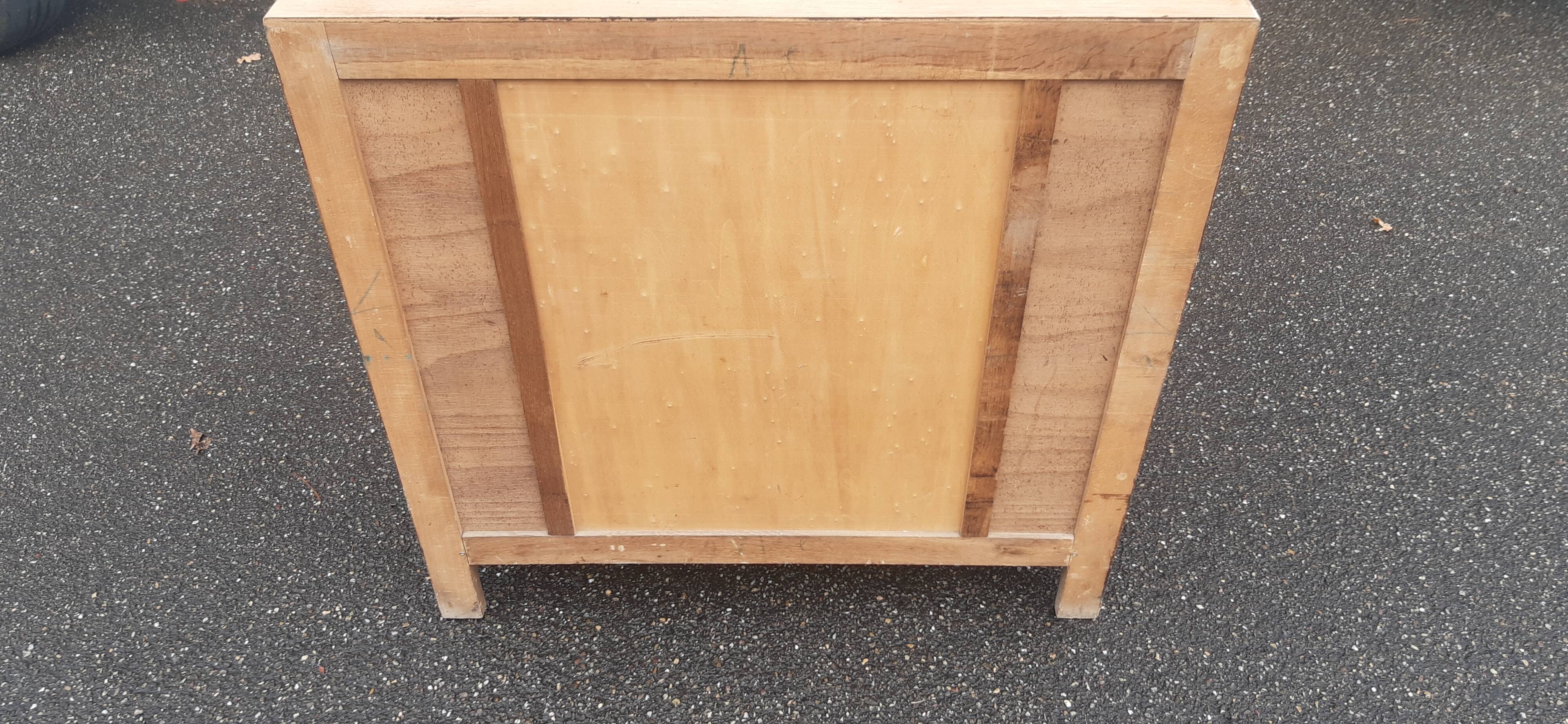 Commode vintage bois brut