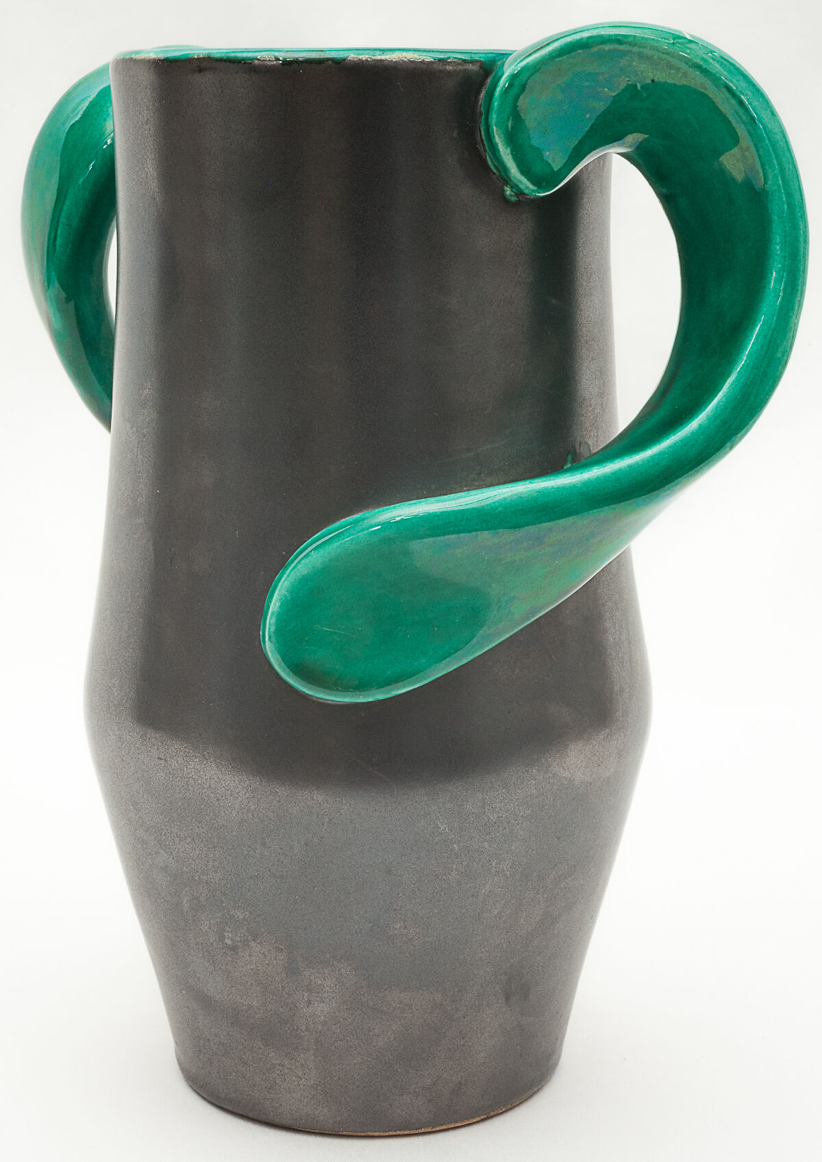 Green and anthracite vase, 1960