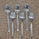 Small silver-plated metal spoons