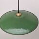 Lot de 4 lampes en tôle émaillée
