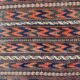 Kilim ancient Turkish rug 51x127 cm