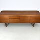 Beautiful, rare, minimalist White and Newton sideboard from the 1960s.