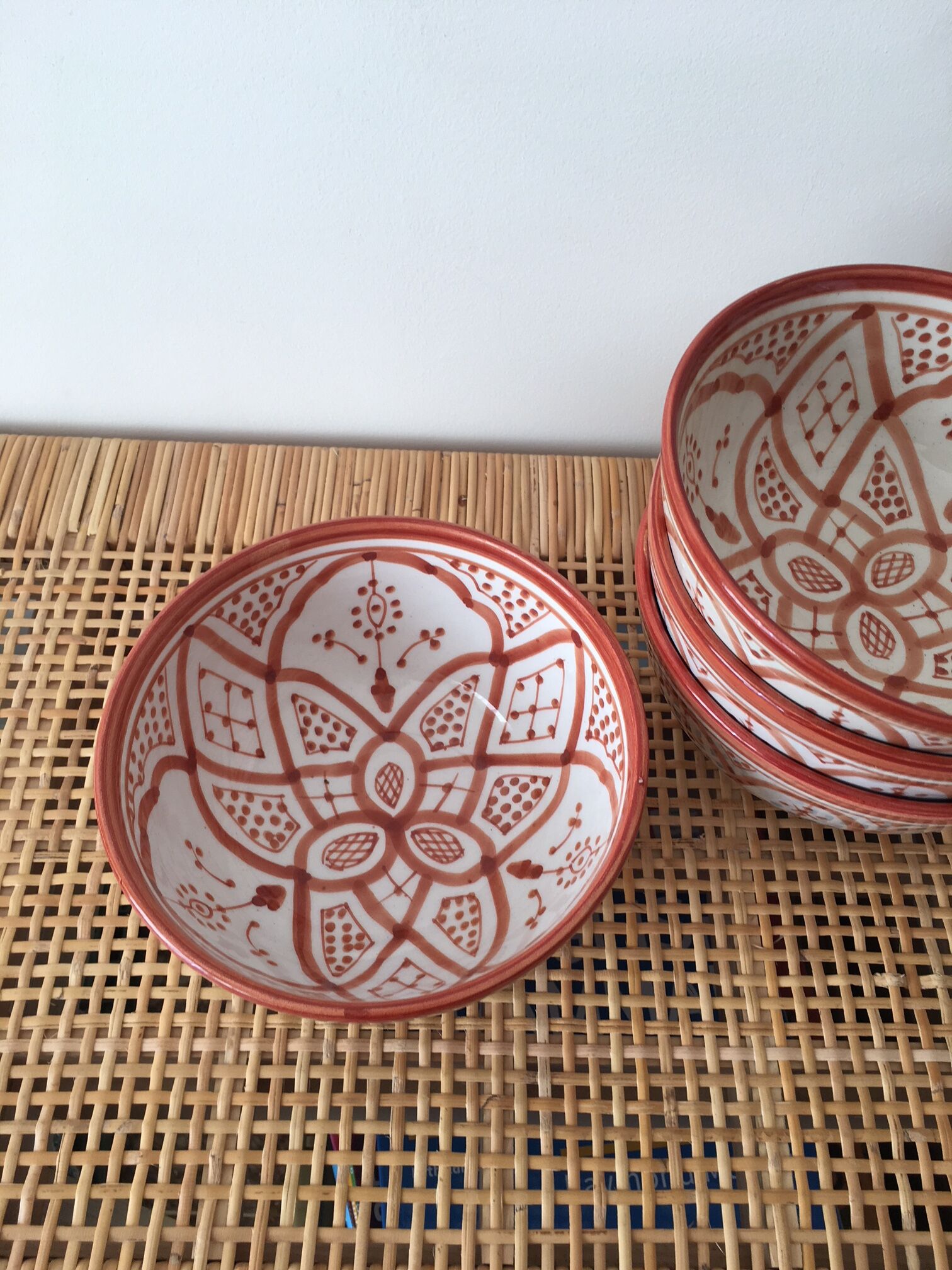 Bos / Moroccan ceramic saladiers terracota