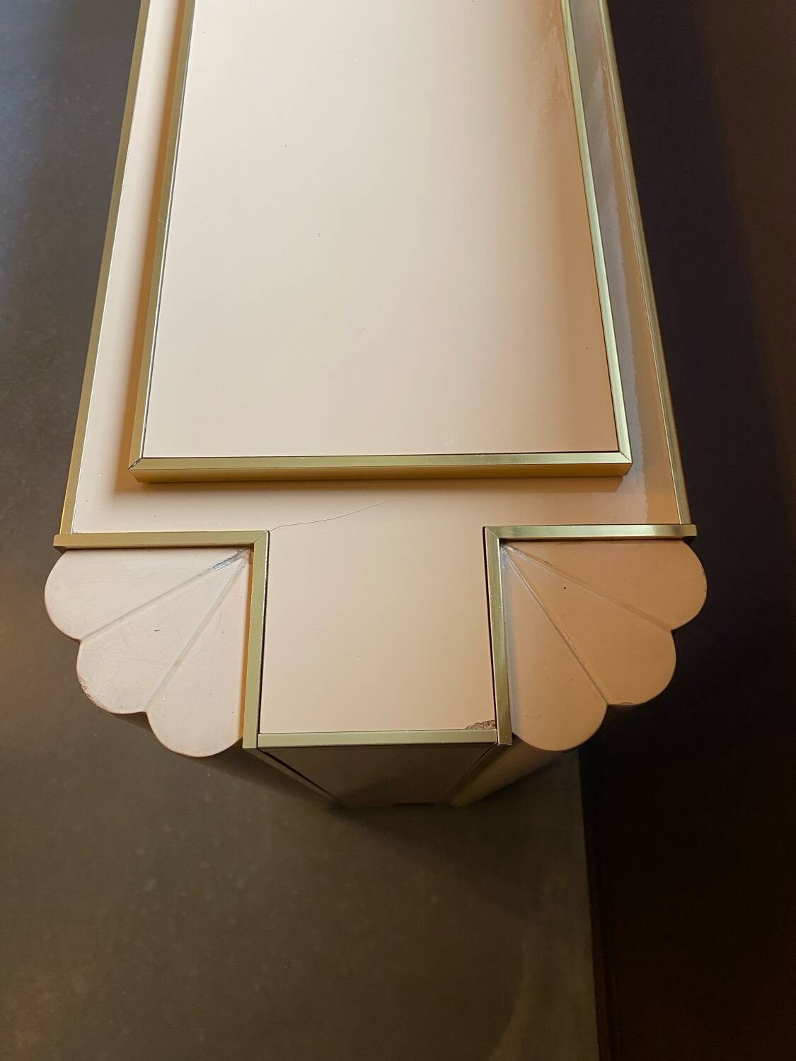 Console signée Alain Delon pour Maison Jansen, 1970