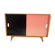Jiri Jiroutek pink and black sideboard  Interier Praha 1960