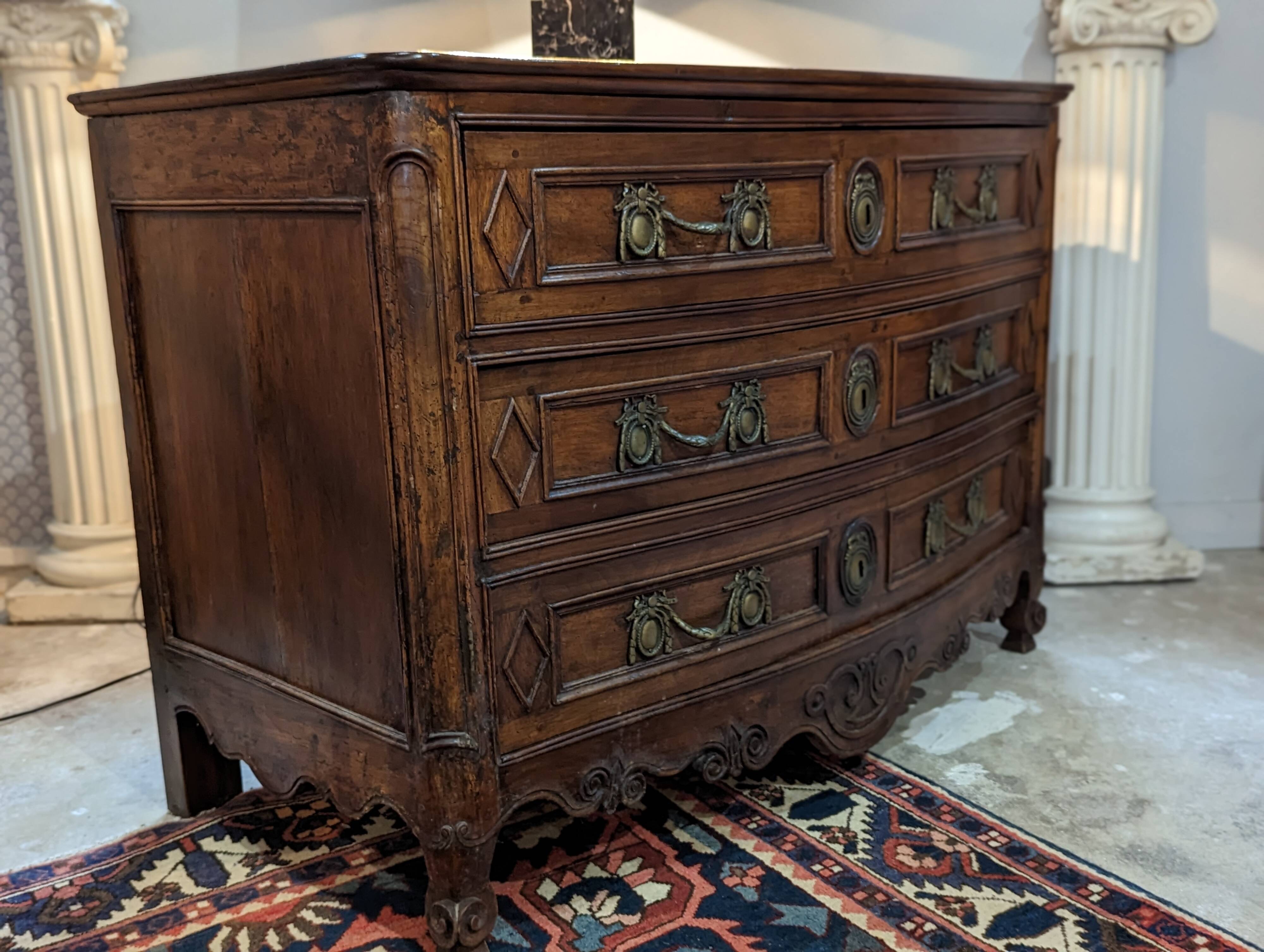 Louis XV period chest of drawers