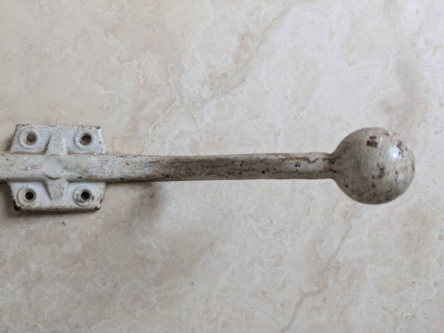 Two vintage coat hooks