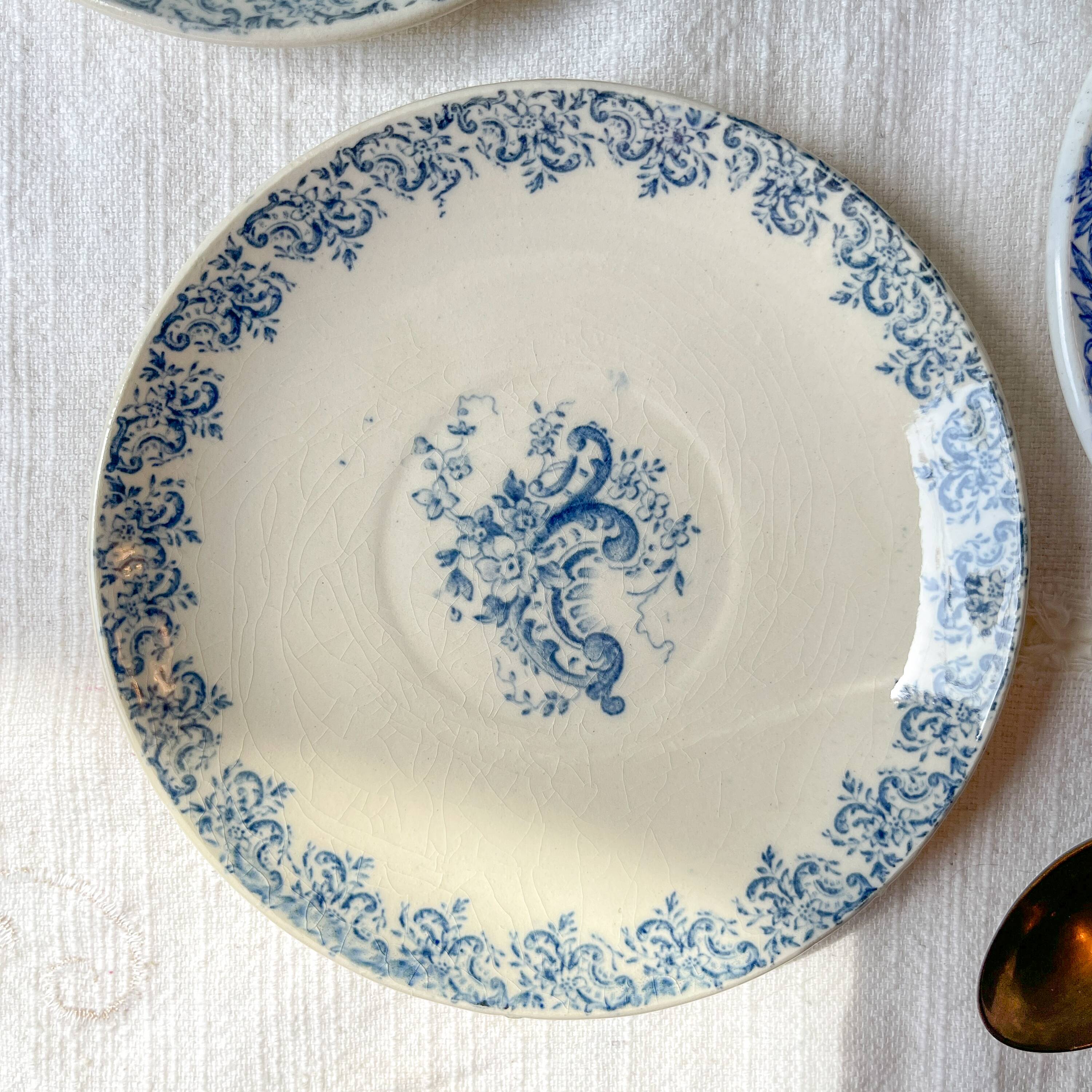 Coffee service in Gien earthenware Terre de fer