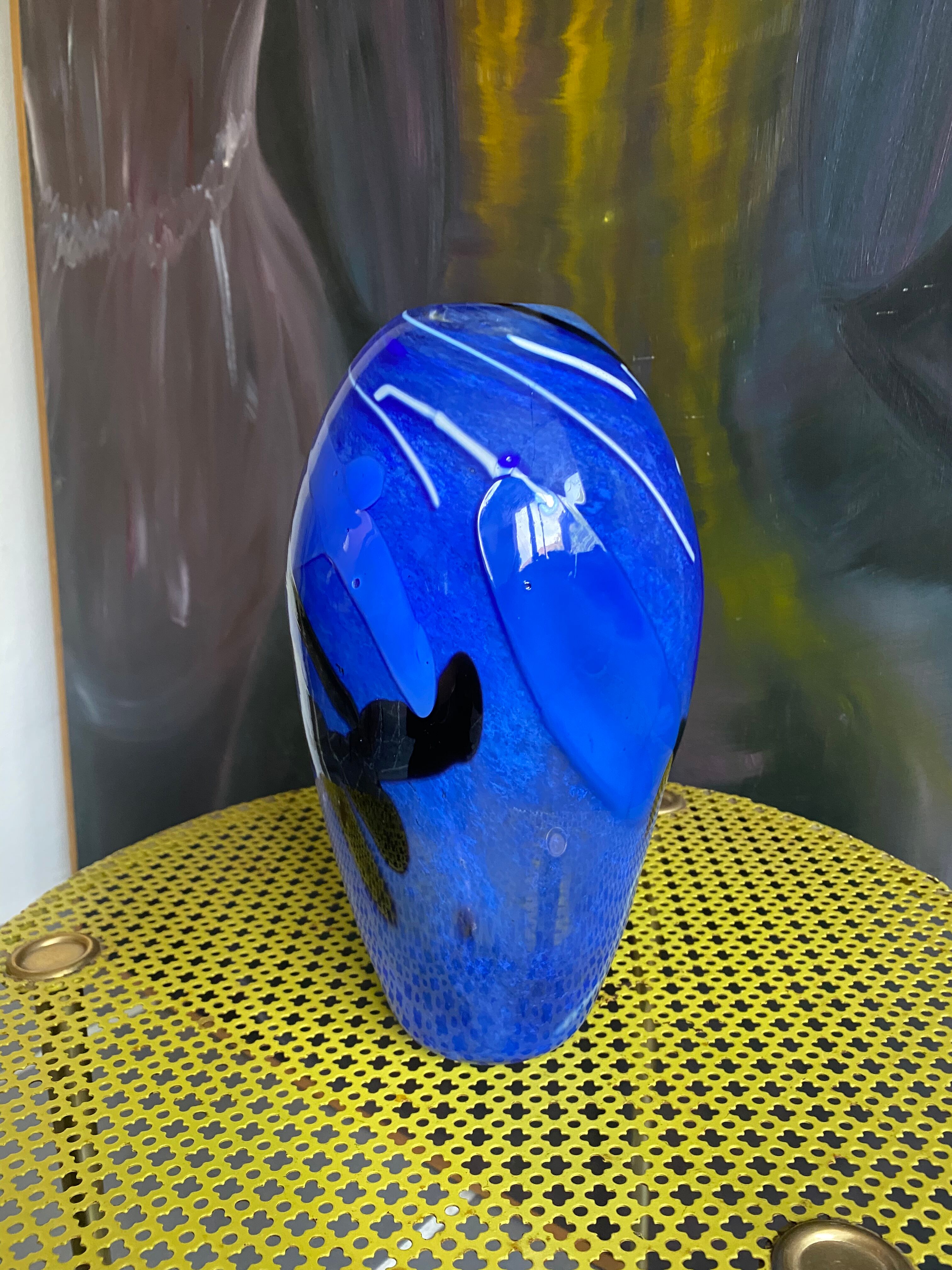 Murano vintage glass vase 80s/90s