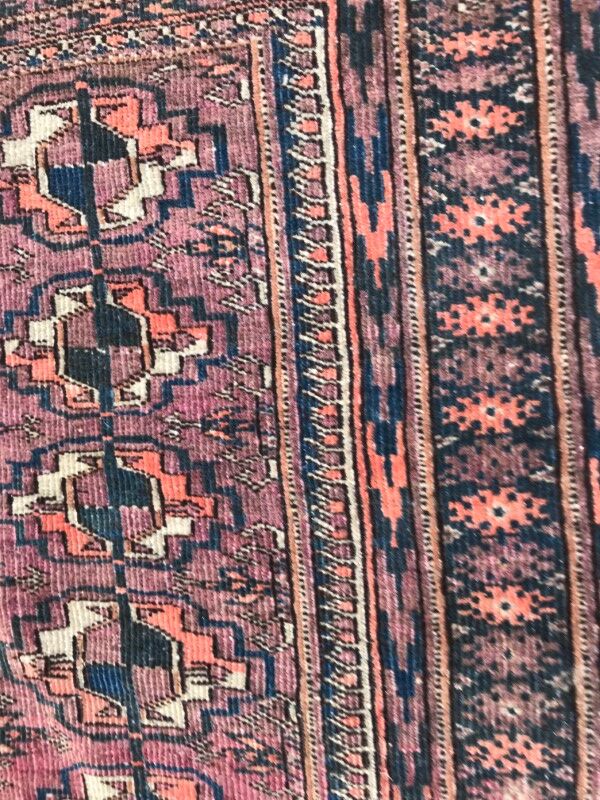 Former carpet Afghan Bokhara done hand 78 X 120 CM