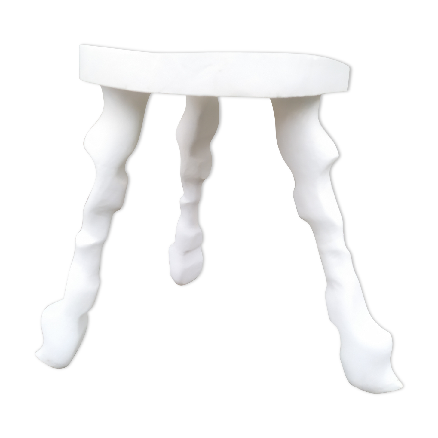 Tabouret en bois tripode