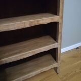 Bookcase in raw oak