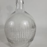 Service 9 wine glasses and 2 decanters in Baccarat crystal Nancy model