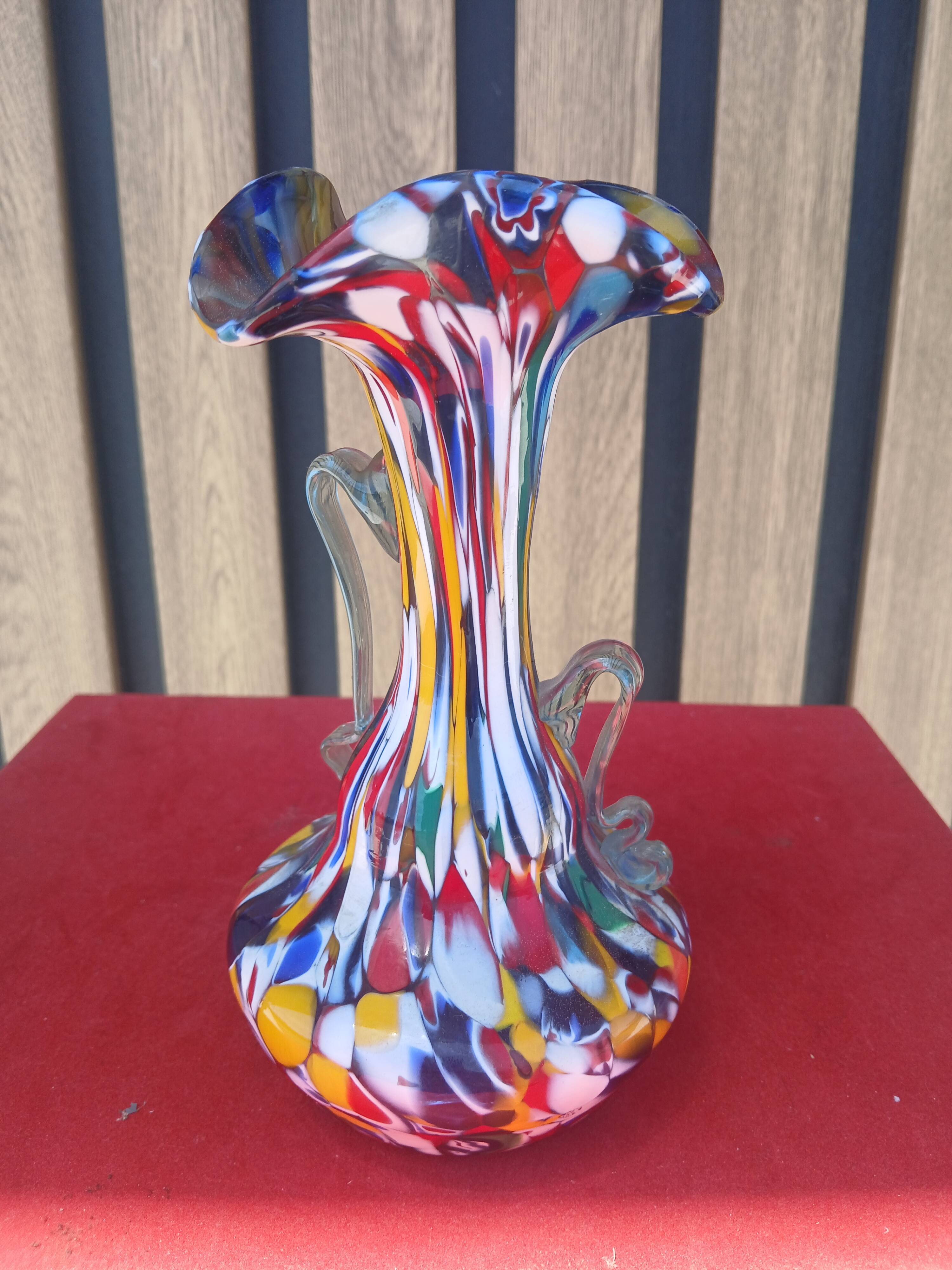 Murano glass vase