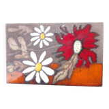 enamelled lava plate