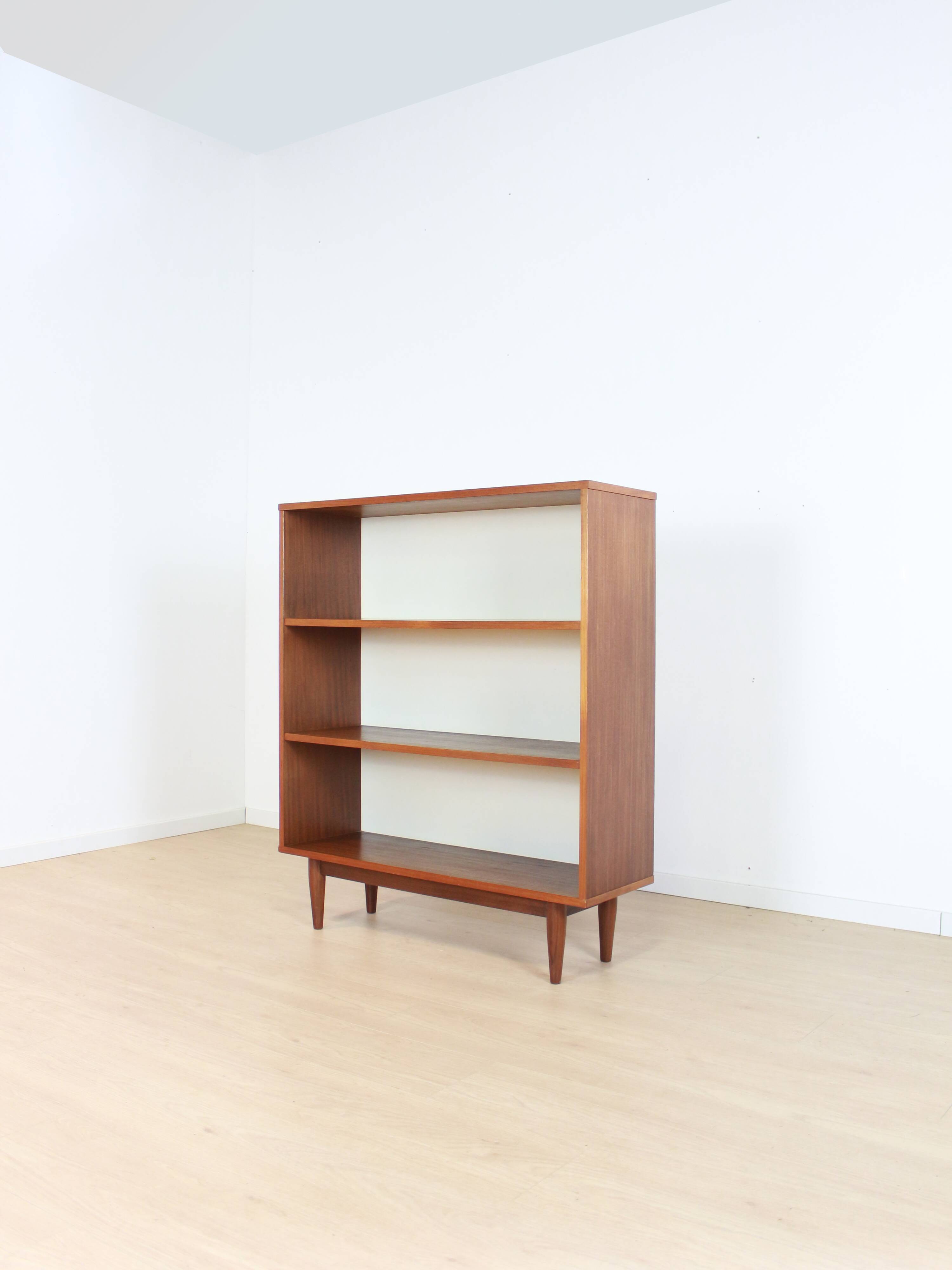 Vintage teak small bookcase