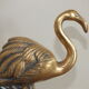 Pink flamingo in bronze