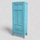 Armoire bonnetière parisienne turquoise 1940