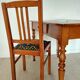 Fischel bistro chair "Indislocables" solid wood 1940s-1950s