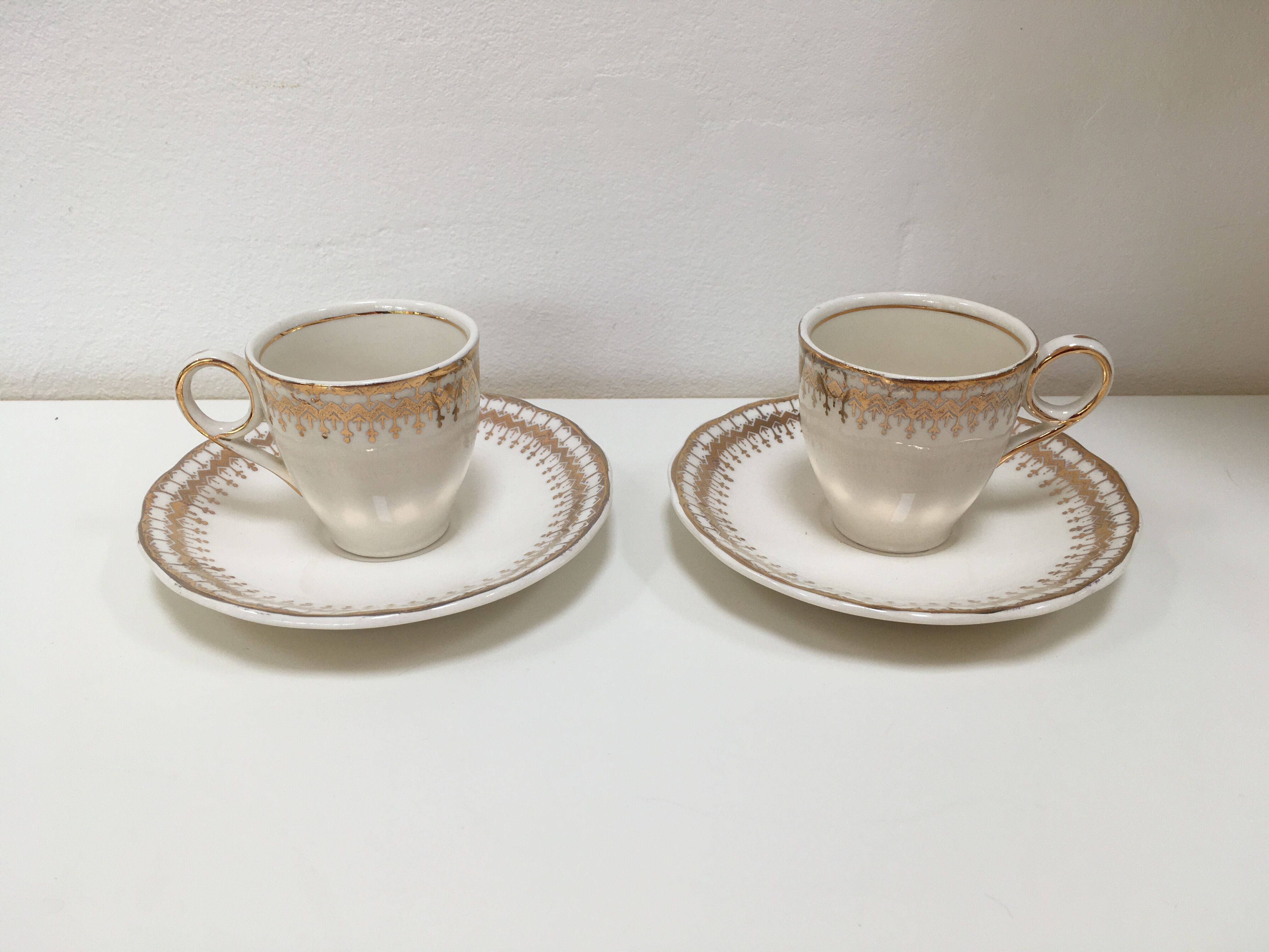 Lot of 6 old Grindley England coffee cups