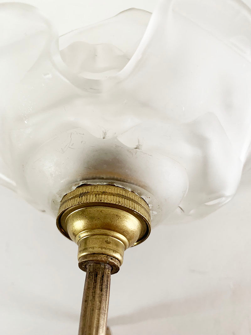 Tulip and brass applique