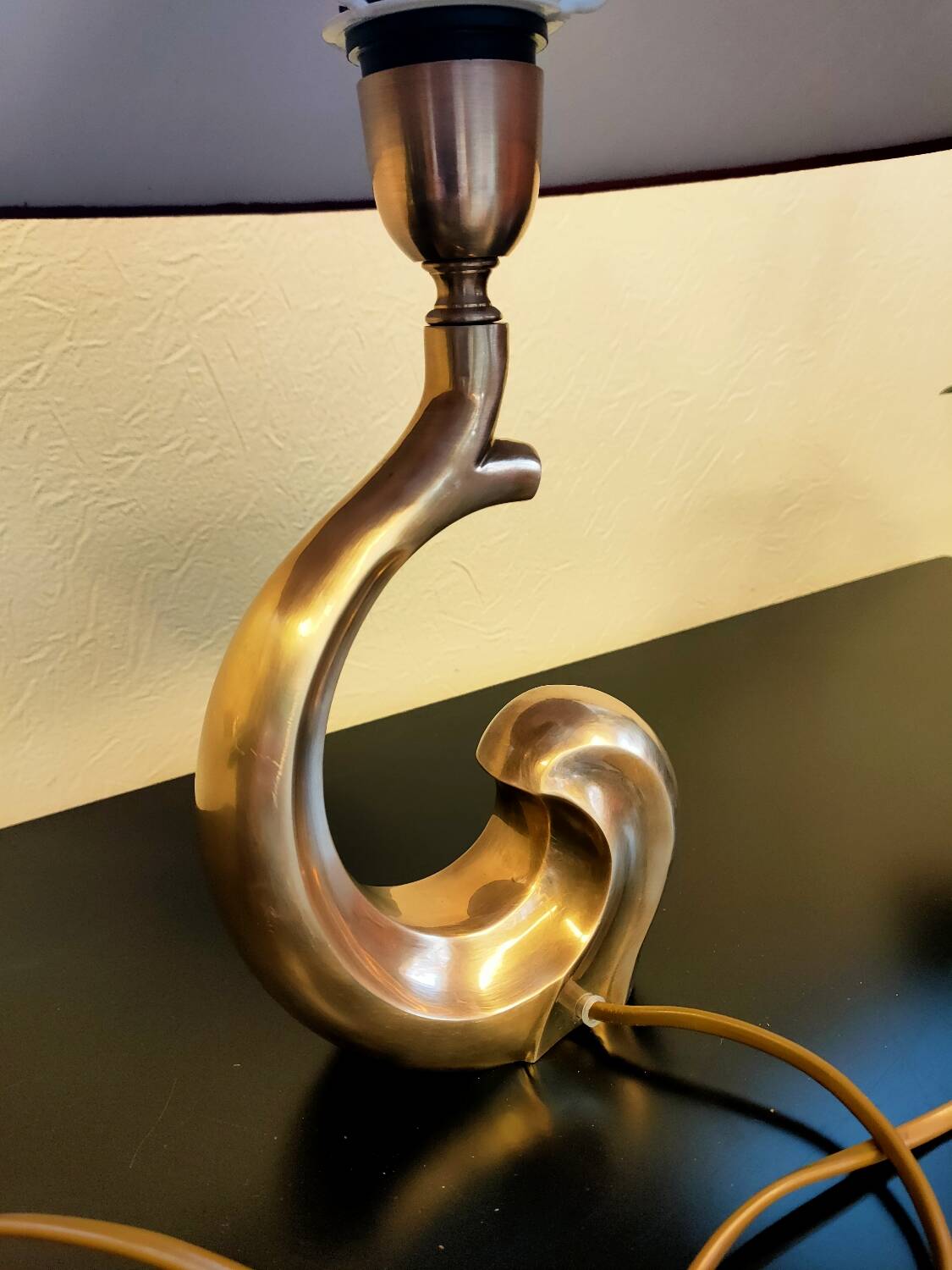 Lampe en laiton années 60