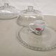 Pair of Cake/Cheese Dishes, Tart Cloche, Glass Pastry