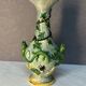 Majolica Palissy vase, dating from the Victorian era circa 1890