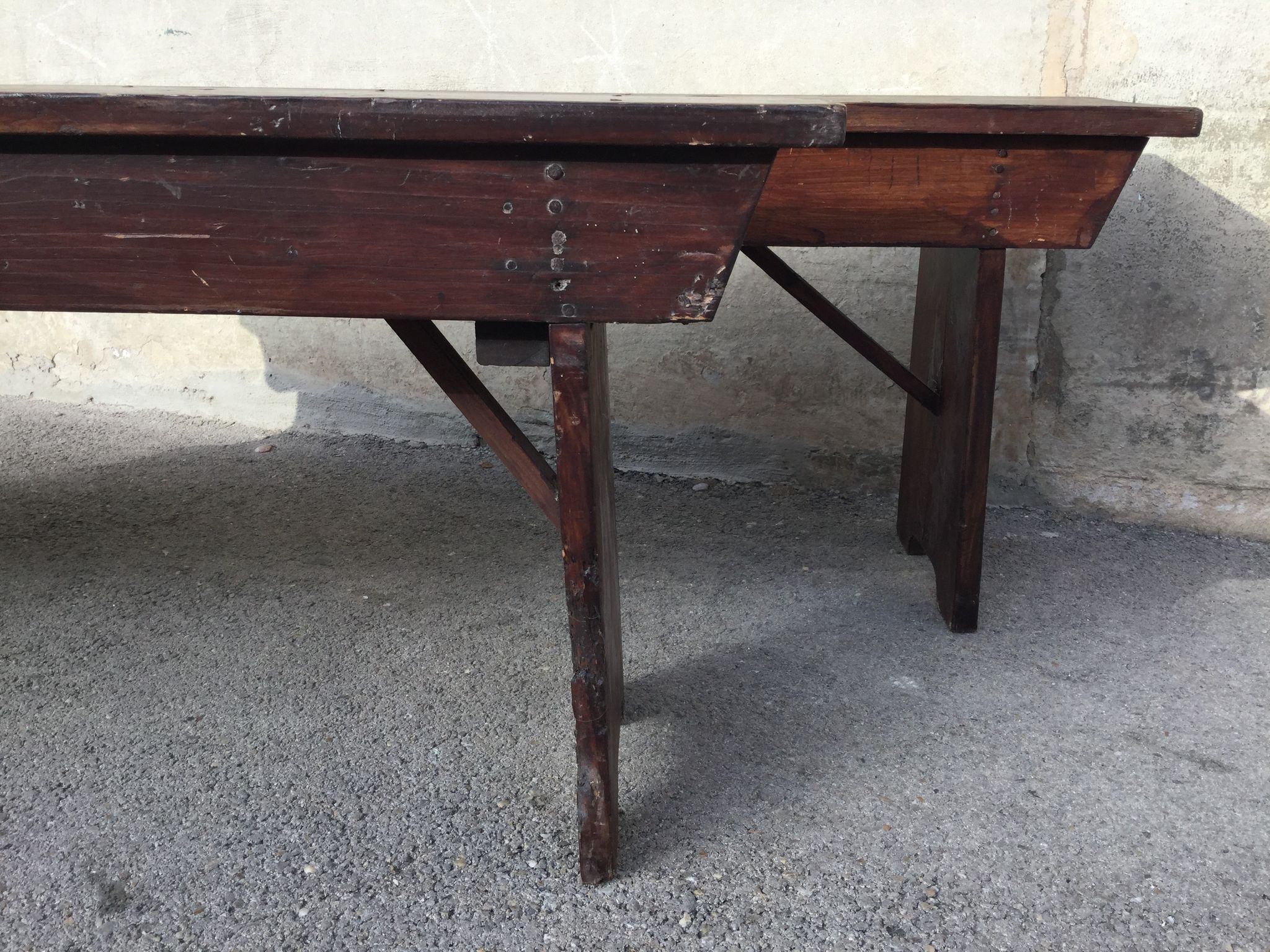 Banc vintage en bois