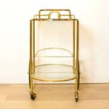 Two-Tier Vintage French Serving Bar Cart