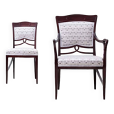 2 chaises Art Nouveau originales vers 1900/1905