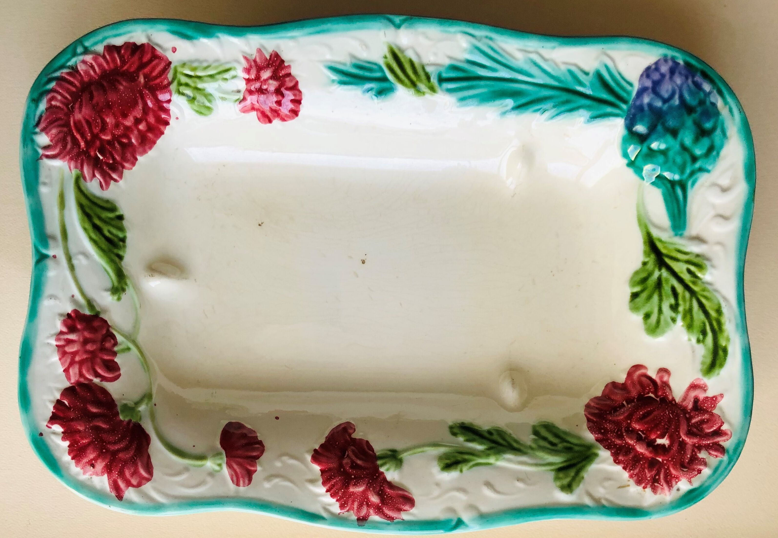 Rectangular ceramic dish