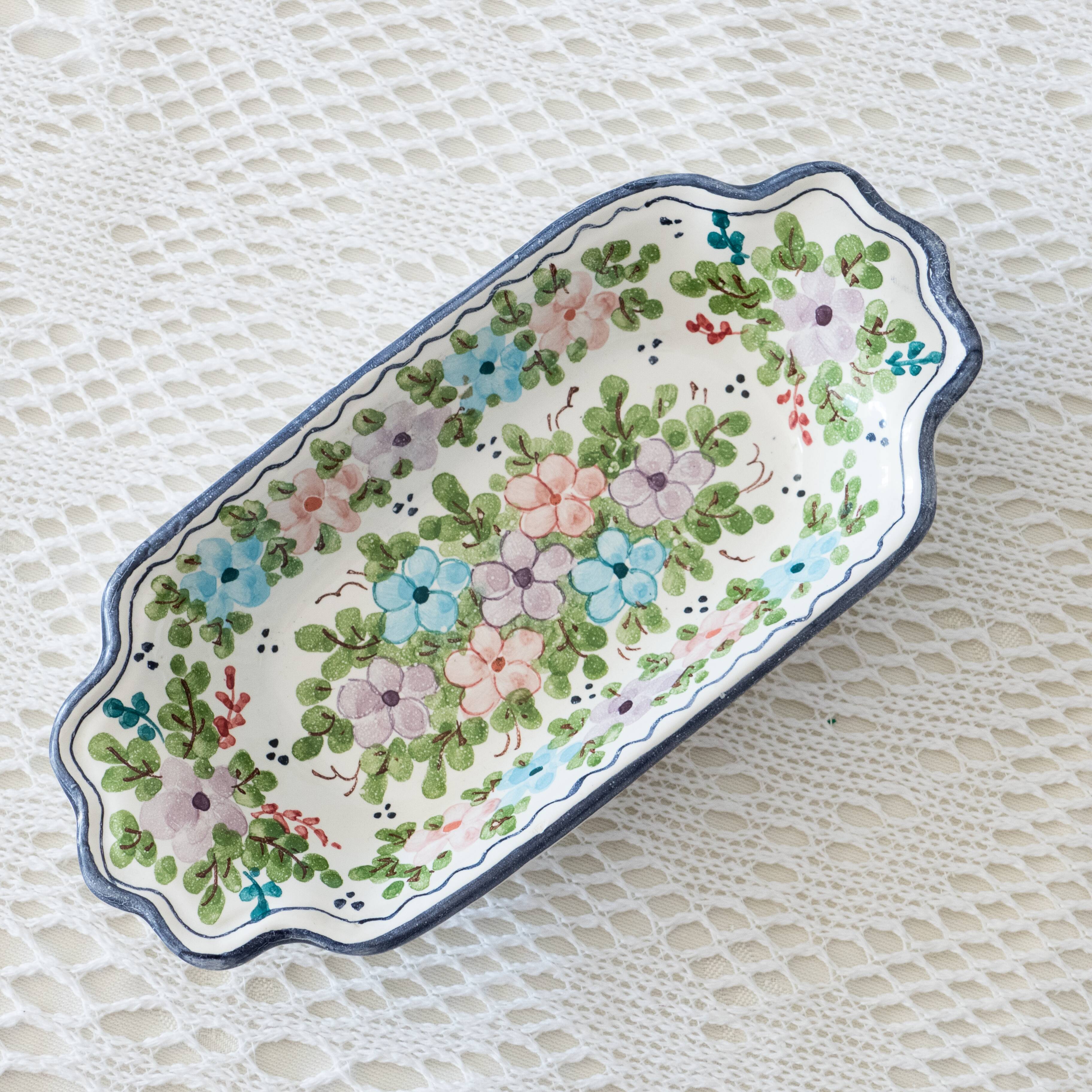 Handmade Azulejo soap dish from Seville