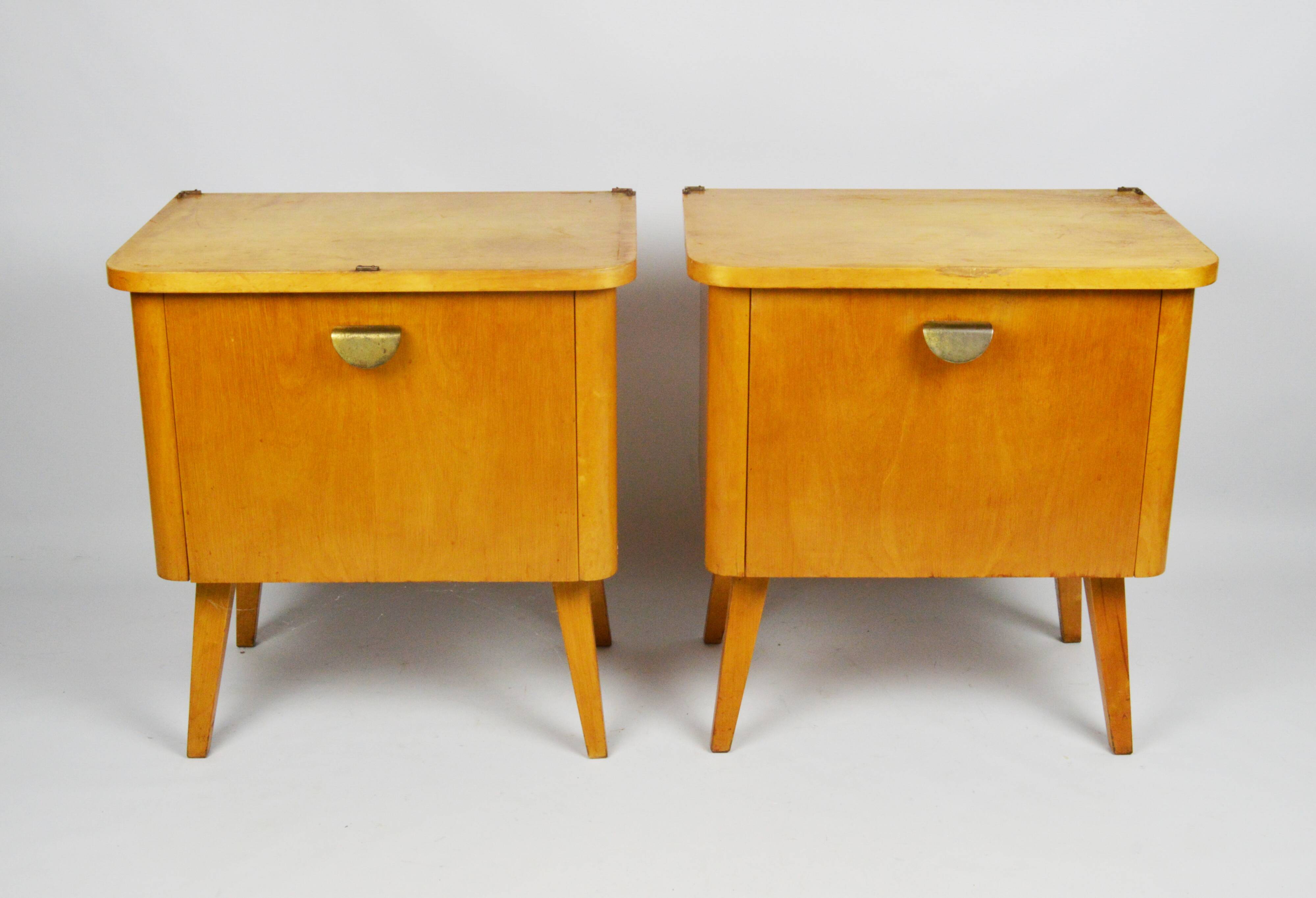 Pair of bedside tables, 1970s