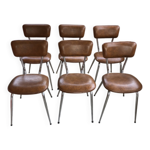 lot de 6 chaises cuir