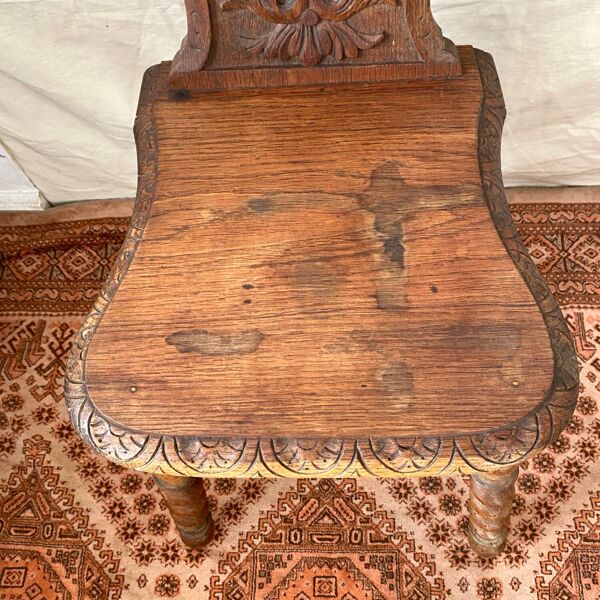 Chaise ancienne artisanat Alsacien