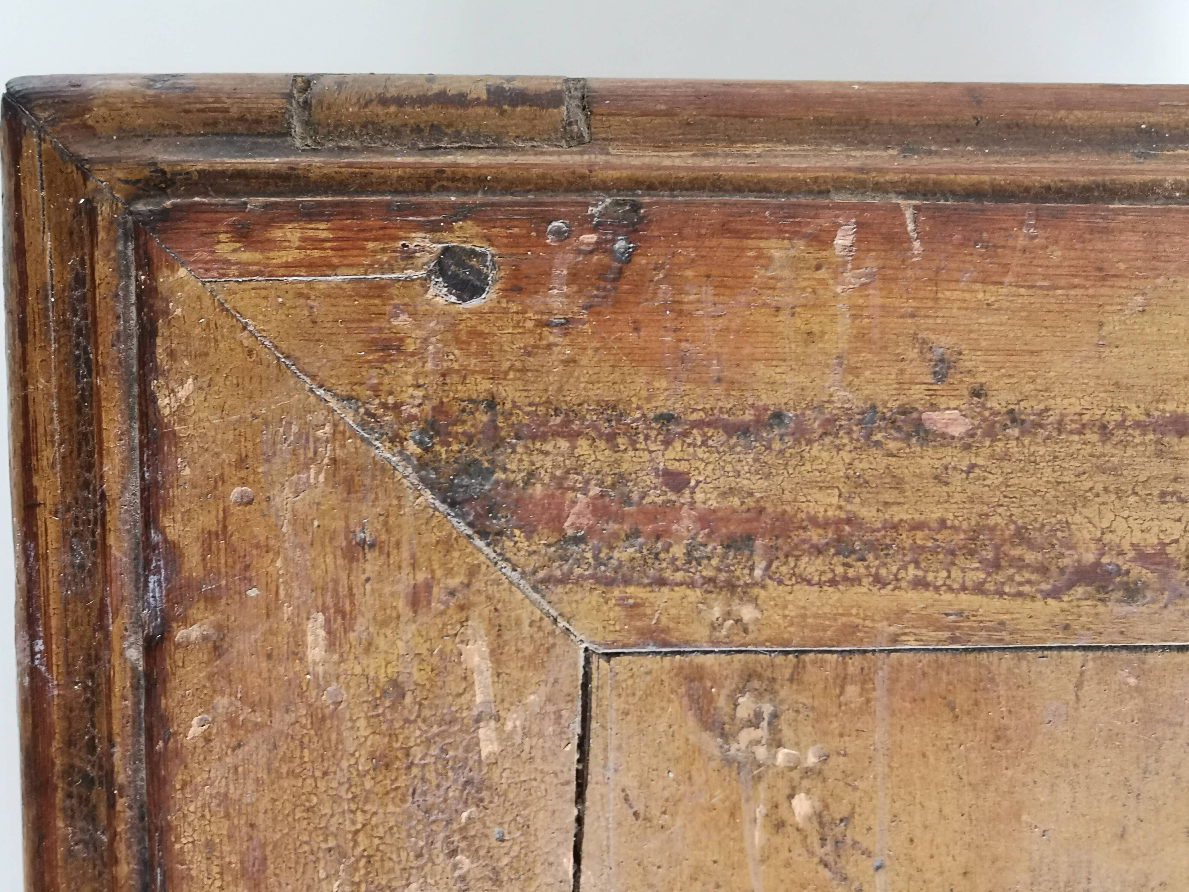 Ancient wooden trunk