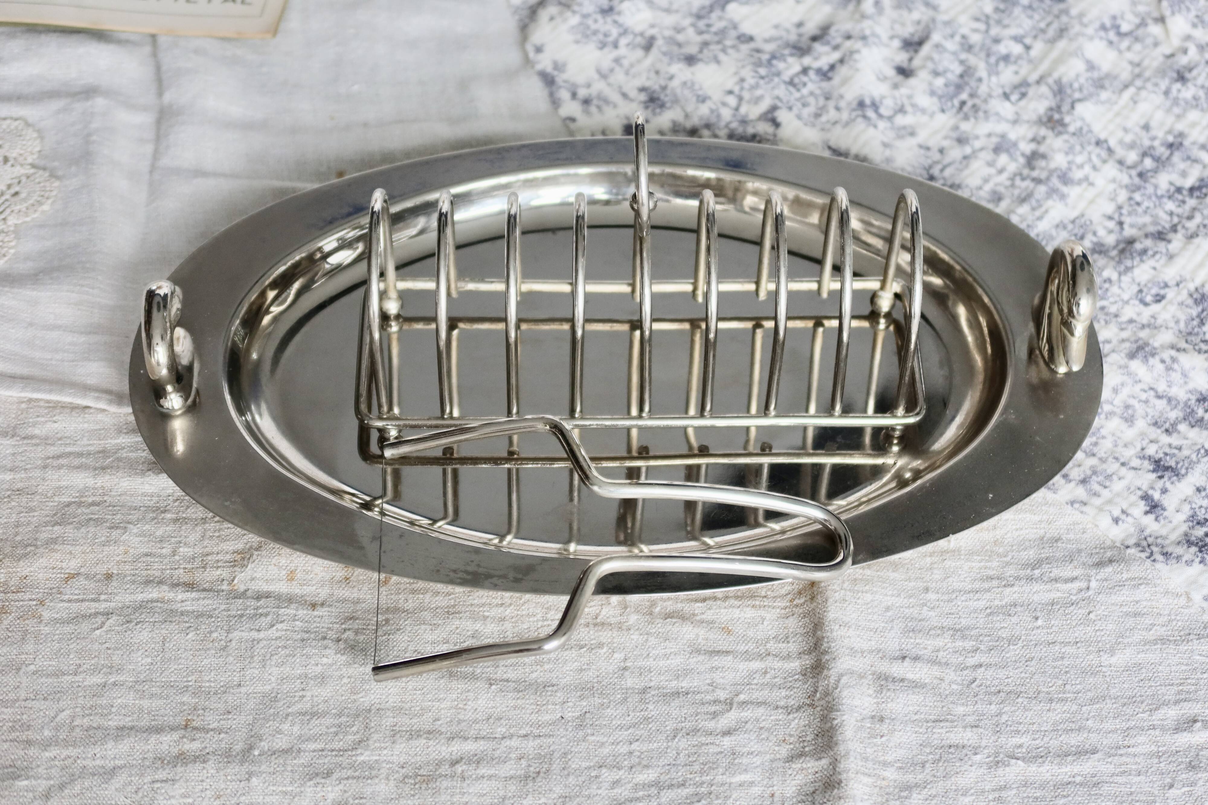 Vintage 3-piece silver-plated foie gras set