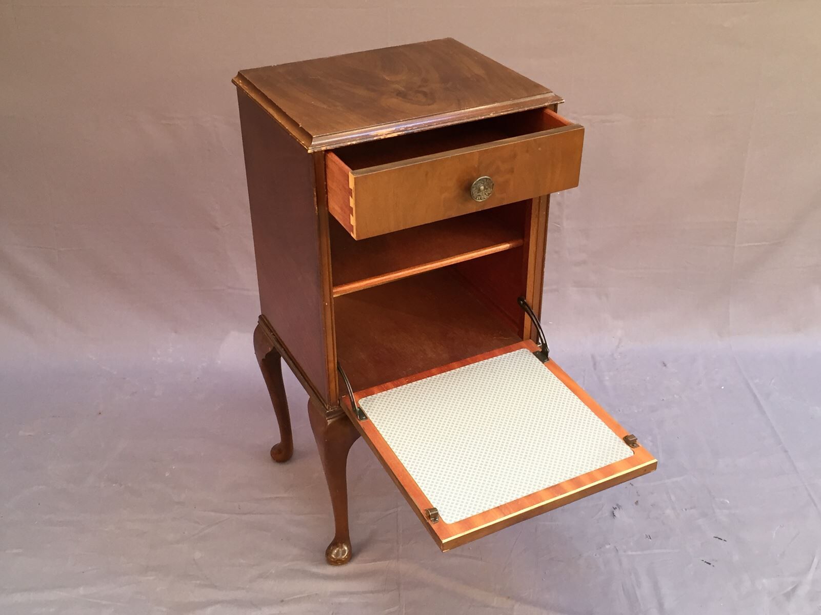 Bedside Walnut 1930s