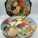 Set of 6 Gien plates “La Ronde des Fruits” – 22 cm – Original box