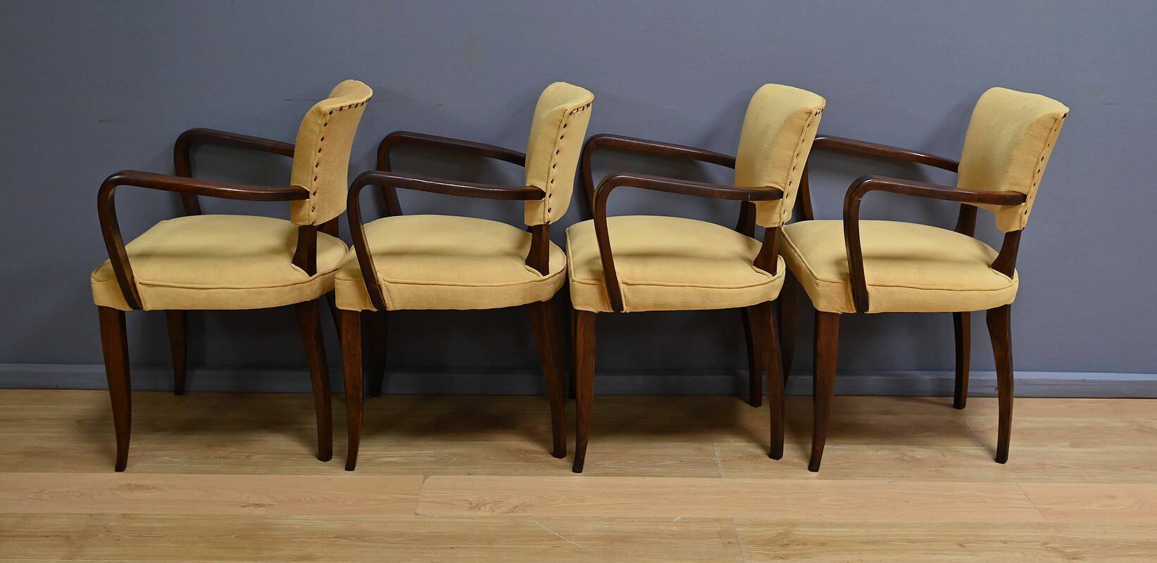 Set of 4 Bridge Armchairs, Art Deco – 1940