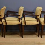 Set of 4 Bridge Armchairs, Art Deco – 1940
