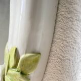 Italian style ceramic flower mirror