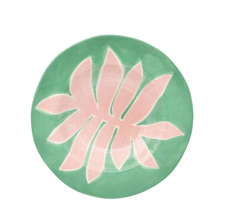 Assiette Green Leaf